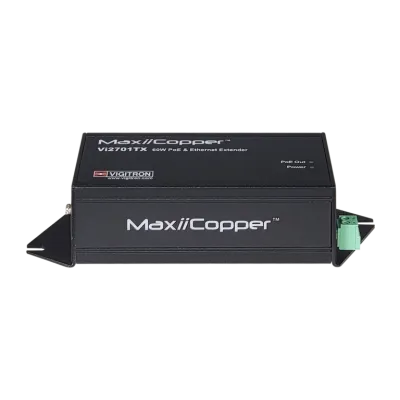 Vigitron - Vi2701TX - 1-Port MaxiiCopper™ Ethernet Extender over UTP TX, af/at 72W PoE Midspan