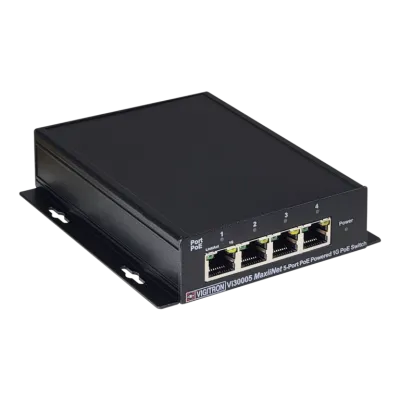 Vigitron - Vi30005 - 5-Port MaxiiNet 10/100/1G PoE Powered PoE Switch