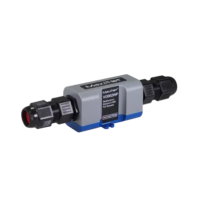 Vigitron - Vi3002WP - 10/100 MaxiiNet™ Ethernet & af/at 60W PoE Repeater, Hardened, IP67 Weatherproof