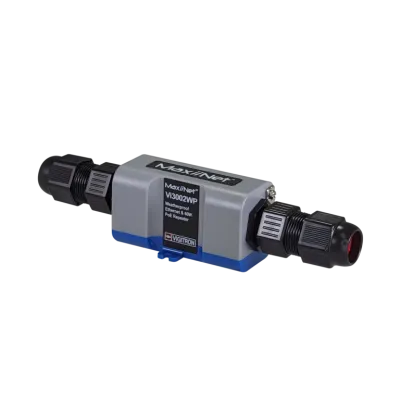 Vigitron - Vi3002WP - 10/100 MaxiiNet™ Ethernet & af/at 60W PoE Repeater, Hardened, IP67 Weatherproof