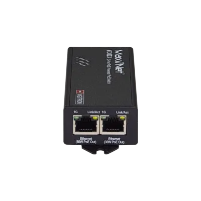 Vigitron - Vi3003 - 3-Port MaxiiNet™ 1G af/at 60W PoE Switch/Repeater/Drop & Insert