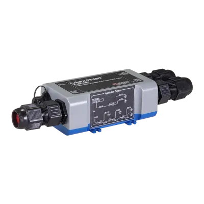 Vigitron - Vi3003WP - 3-Port MaxiiNet™ 1G af/at 60W PoE Switch/Repeater/Drop & Insert, IP67 Weatherproof