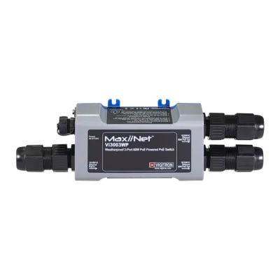 Vigitron - Vi3003WP - 3-Port MaxiiNet™ 1G af/at 60W PoE Switch/Repeater/Drop & Insert, IP67 Weatherproof
