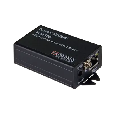 Vigitron - Vi30103 - 3-Port MaxiiNet 10/100 af/at 60W PoE Switch & Repeater