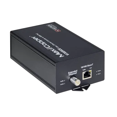 Vigitron - Vi30202U - 1-Port MaxiiPower Ethernet Extender over Coax, af/at/bt 60W PSE, powered by 24VDC/AC