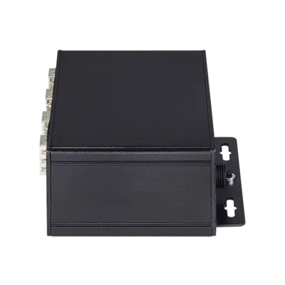 Vigitron - Vi5004 - 4-Port MaxiiFiber 10/100 Ethernet Media Converter, Requires 12VDC / 3A PS or Optional Vi0014 Power Supply