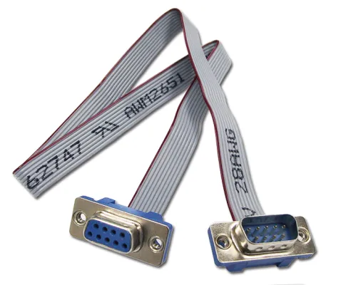 ELK - W040A - Cable Assembly DB9 PIN SERIAL RIBBON