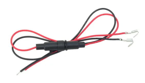 ELK - W120 - Battery Hookup Cables, 30 Amp Fused with Piggy Back Connectors