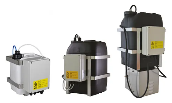 VideoTec - WAS0V5L5M00 - Water Tank 5L (1.3Gal), Pump with Delivery Up to 5m (16ft), IN 230Vac-24Vac-120Vac