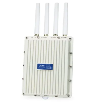 Planet - WDAP-3000AX - Dual Band 802.11ax 3000Mbps Outdoor Wireless AP (IP67, 802.3at PoE+, 4 x N-type connector)