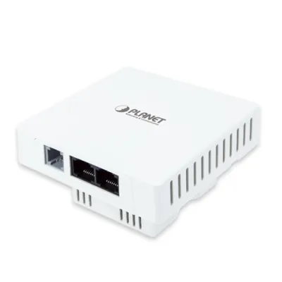 Planet - WDAP-W1200E - 1200Mbps 802.11ac Wave 2 Dual Band In-wall Wireless Access Point, 802.3at PoE PD, 3 10/100/1000T LAN