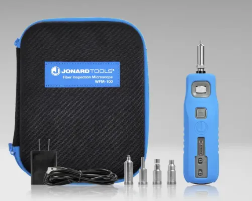 Jonard - WFM-100 - Wireless Fiber Inspection Microscope with UPC Adapters