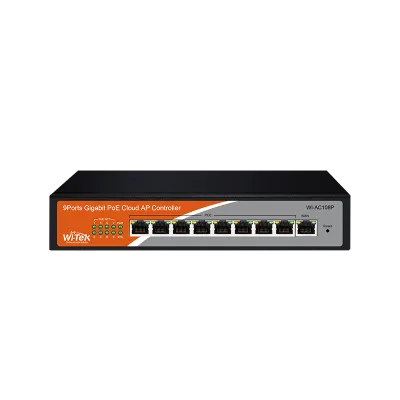 Wi-Tek - WI-AC108P - Wireless AP Controller with  8 Gigabit PoE Ports