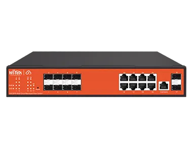 Wi-Tek - WI-CGS5018 - 10SFP+8GE Cloud L2 Managed Fiber Aggregation Switch