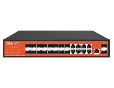 Wi-Tek - WI-CGS5026 - 18SFP+8GE Full Giga 802.3af/at Cloud L2 Managed Fiber Aggregation Switch
