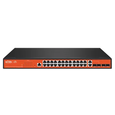 Wi-Tek - WI-PCMS328GF - Cloud L2 Switch