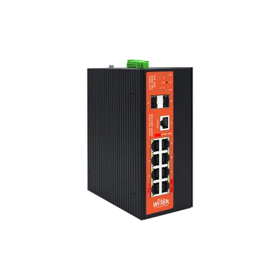 Wi-Tek - WI-PMS310GF- Alien-I V2 - *8 Gigabit Ports with 8 PoE,2 SFP Fiber Uplink