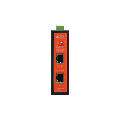 Wi-Tek - WI-POE55S-BT-I-DC - 1GE(BT 90W PD)+1GE Uplink PoE Splitter