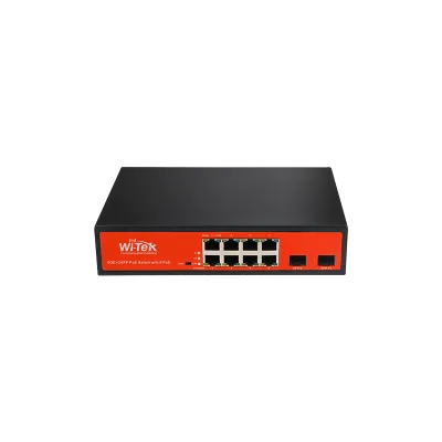 Wi-Tek - WI-PS310GF - 8GE+2SFP uplink Full Giga 802.3af/at PoE Switch with 8Port PoE
