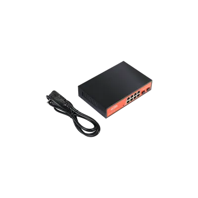 Wi-Tek - WI-PS310GF-Alien - 8GE+2SFP Unmanaged 24V-48V Auto-detect PoE Switch