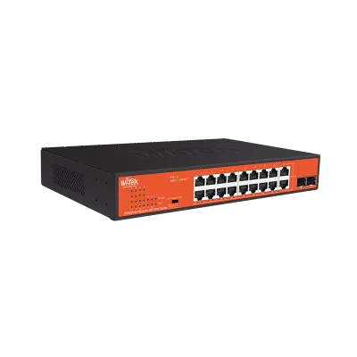 Wi-Tek - WI-PS318GFH - 16GE+2Combo SFP PoE Switch with 16Port PoE