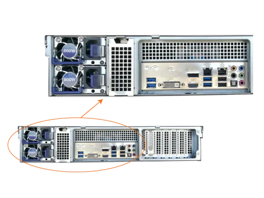 Hanwha - WRR-5301-12TB - Wisenet WAVE optimized 2U rack server-12TB