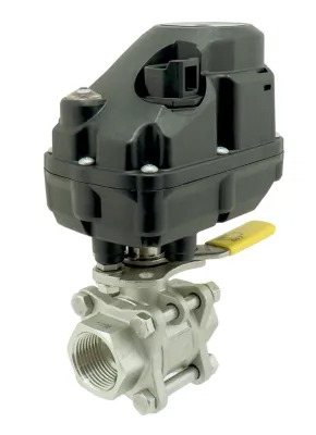 ELK - WSV3 - 1" Water Shutoff Valve with Manual Override, 12Vdc Motor with LED Indicator