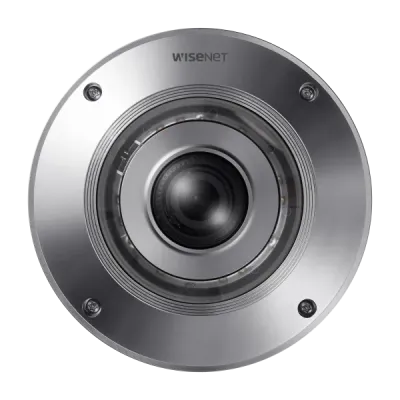 Hanwha - XNF-9010RS - 12MP Stainless Steel IR Fisheye Camera