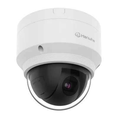 Hanwha - XNP-6120HW - Wisenet X powered by Wisenet 5 network outdoor PTZ camera, 2MP, Full HD(1080p) @ 60fps, 12X optical zoom lens (5.2mm ~62.4mm) (54.58º ~ 5.30º), Pan: 360° endless. Tilt: -5°~ 185°, triple codec H.265/H.264/MJPEG with WiseStream I