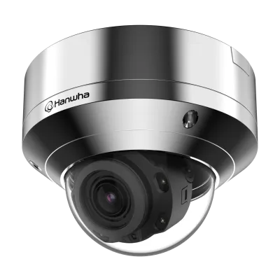 Hanwha - XNV-8080RSA - 5MP Stainless Steel IR Vandal Dome