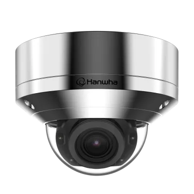 Hanwha - XNV-8080RSA - 5MP Stainless Steel IR Vandal Dome