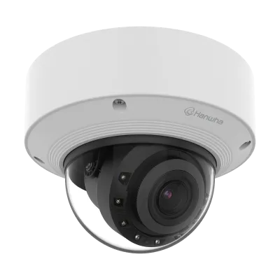 Hanwha - XNV-A9084R - 8MP AI IR Vandal Dome Camera with 4.4–9.3mm Lens