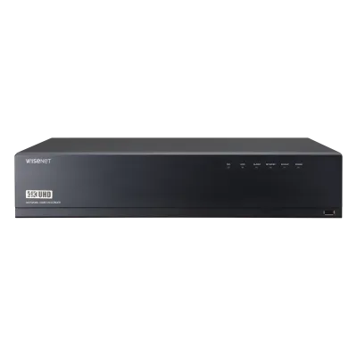 Hanwha - XRN-1610SA-12TB - WiseNet X Series 16-Channel 12MP PoE+ NVR with 12TB HDD