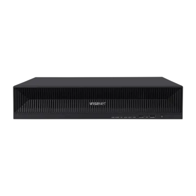 Hanwha - XRN-1620B2-12TB - 8K NVR (Intel based), 12TB RAW, 16 channels, H265,H264, MJPEG, 8 fixed internal SATA HDDs (10TB max per HDD), ARB (Automatic Recovery Backup), 140 Mbps recording / up to 32 Mbps playback, Dual stream recording, WiseStream t