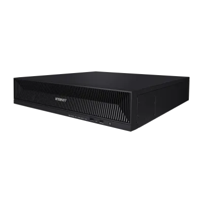 Hanwha - XRN-1620B2-12TB - 8K NVR (Intel based), 12TB RAW, 16 channels, H265,H264, MJPEG, 8 fixed internal SATA HDDs (10TB max per HDD), ARB (Automatic Recovery Backup), 140 Mbps recording / up to 32 Mbps playback, Dual stream recording, WiseStream t