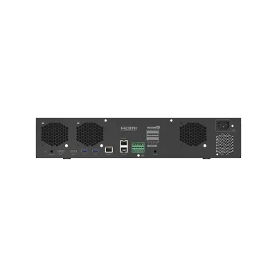 Hanwha - XRN-6420B2-10TB - 8K NVR (Intel based), 64Ch, 10TB RAW, 8 SATA HDD bays (up to 10TB per HDD), H.265/H.264/MJPEG, SUNAPI, ONVIF, ARB (Automatic Recovery Backup) & Failover (N+1), Up To 520 Mbps Recording / Up To 200 Mbps Playback, Dual Stream