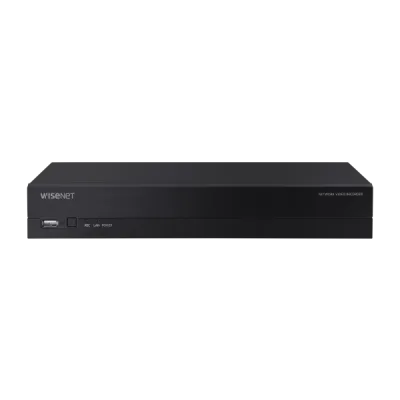 Hanwha - XRN-420S-2TB - Wisenet X 4 Channel 4K PoE+ NVR with 2TB HDD