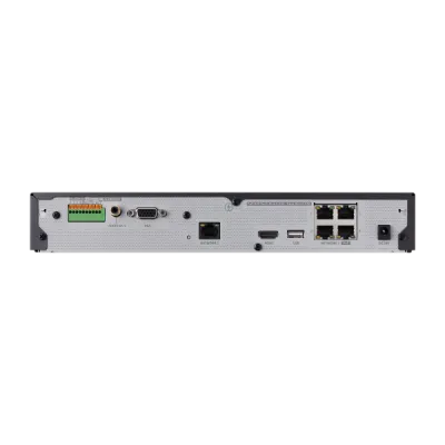 Hanwha - XRN-420S-2TB - Wisenet X 4 Channel 4K PoE+ NVR with 2TB HDD