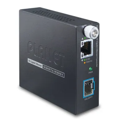 Planet - XST-705A - 10G/5G/2.5G/1G/100M Copper to 10GBASE-X SFP+ Smart Media Converter
