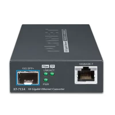 PLANET - XT-715A - 10GBASE-T to 10GBASE-X SFP+ Media Converter (Copper port supports 2.5G/5G/10Gbps data rate)