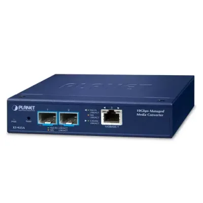 Planet - XT-925A - 1-Port 10G/5G/2.5G/1G/100BASE-T + 2-Port 10G/1GBASE-X SFP+ Managed Media Converter