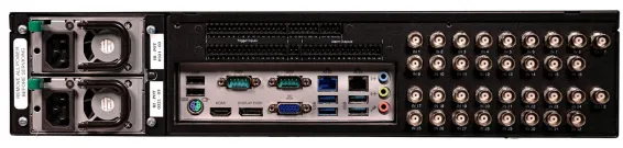ExacqVision - IP08-20T-2ZL-2 - 16TB Z Series IPS 2U Recorder Professional Client Linux with 8 IP Cameras Licenses