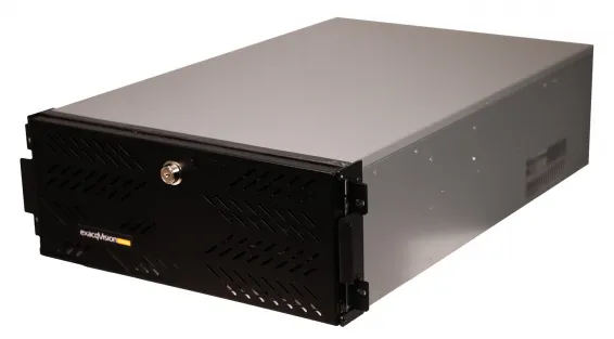 ExacqVision - 4808-32T-R4Z - 24 TB Z-Series hybrid 4U recorder professional win10 with 8 IP cameras licenses and 48 analog inputs
