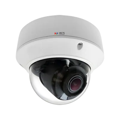 ACTI - Z83 - 2MP Outdoor Zoom Dome with D/N, Adaptive IR, Superior WDR, SLLS, 4.3x Zoom Lens