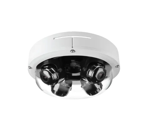 Ganz - ZN1A-4D6DTMZ67 - 20MP 360° Surround View IP Camera with 2.8–8mm MFZ & GXi Video Analytic Technology