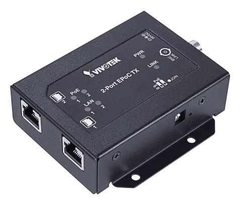 Vivotek - AP-FEX-0200-T - Outdoor Ethernet Power over Coaxial TxModule,2xBNC,1xFE RJ45