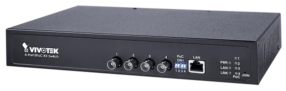 Vivotek - AW-FCT-050A-250 - 4 Ports Unmanaged EPoC Switch