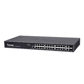 Vivotek - AW-GEV-267A-370 - Managed Switch:24xGbE RJ45(PoE)+2xGbE RJ45/SFP+1xRJ45Console