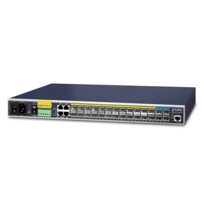 Planet - IGS-6325-20S4C4X - Industrial L3 14-Port 100/1G SFP with 4 Shared TP + 10-Port 1G/2.5G SFP + 4-Port 10G SFP+ Managed Ethernet Switch