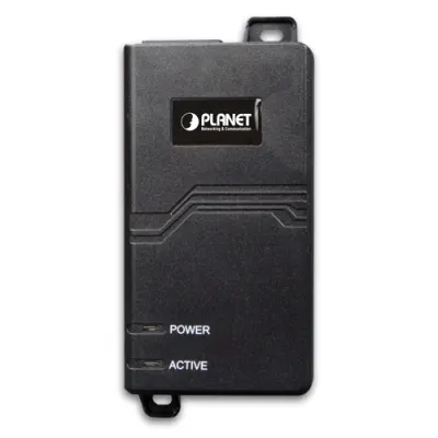 Planet - POE-173 - Single Port 10/100/1000Mbps Ultra POE Injector (60 Watts) - w/internal Power